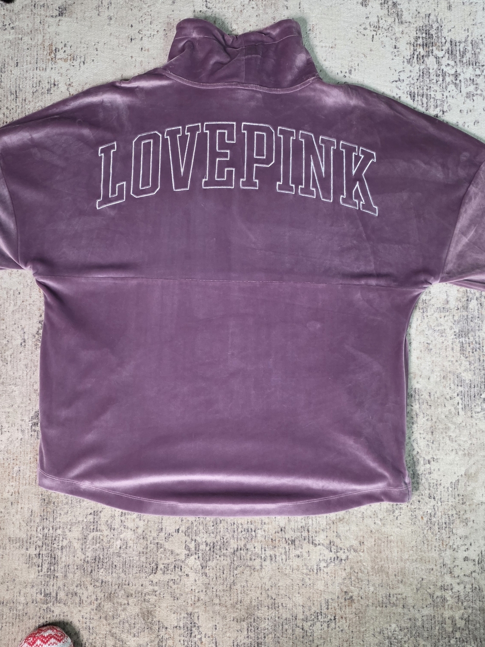 PINK Victoria's Secret Velvet Pullover - Mauve